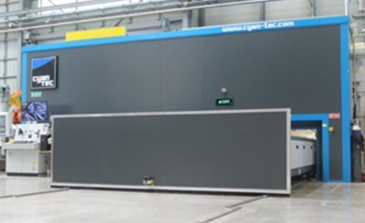 Cyan Tec & FANUC develop large-scale robotic laser cutting cell