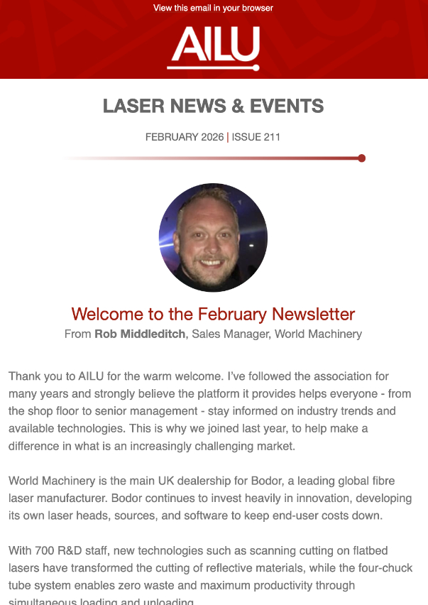 AILU newsletter 211 Feb 2026 AILU newsletter 211 Feb 2026